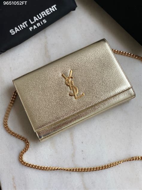 gold shoulder bag gold ysl bags|YSL Bag gold chain.